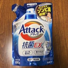 花王 アタック 抗菌EX 洗たく用洗剤 つめかえ用 690g - 3