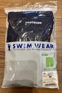 FOOTMARK ロングトランクス水着　ネイビー　Mサイズのサムネイル