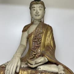 18世紀 タイ王国 木彫阿弥陀仏 高さ約63㎝ 東Y8-0929①タサコ - メルカリ
