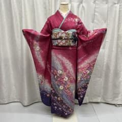 うう様［9337］振袖 4点セット 美品 成人式 卒業式 小田急扱い 正絹着物袷 振袖 7点セット 美品 成人式 卒業式 正絹 着物 袷 - メルカリ