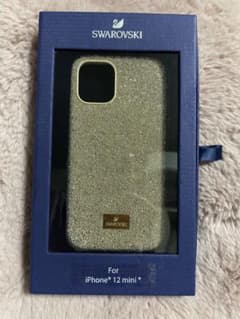 SWAROVSKI スワロフスキーiPhone12miniケースゴールドのサムネイル