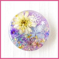 No.2590ハンドメイド　ヘアゴム　レジン　ドライフラワー No.2590ハンドメイド ヘアゴム レジン ドライフラワー - メルカリ