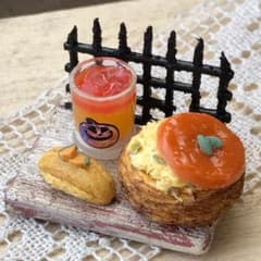 ミニチュア パンプキントレイセットのサムネイル