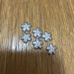 日本海軍襟章桜星　レジン製レプリカ6個のサムネイル