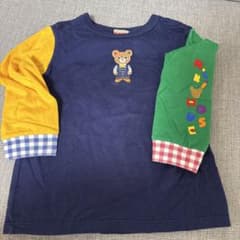 MIKI HOUSE 長袖カットソー 100cm プッチーくんのサムネイル