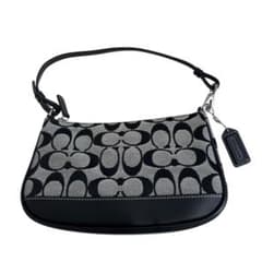 COACH コーチ アクセサリーポーチ グレー シグネチャー 6094 COACH コーチ アクセサリーポーチ シグネチャー グレー系 6094 - メルカリ