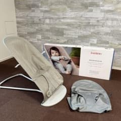 ベビービョルン バウンサー Bliss Air グレーベージュ 替えカバー 