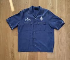 AMIRI SATURDAY NIGHT CAMP SHIRT ブルー XL - メルカリ