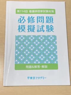 東アカ模試　看護師国家試験必修対策2024のサムネイル