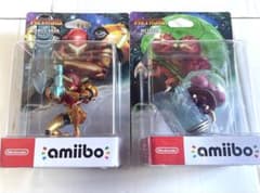 即発送　新品未開封　メトロイド　サムス・アランamiibo 2体セットのサムネイル