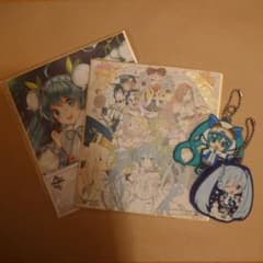初音ミク 色紙2種、ラバーストラップ2種のサムネイル
