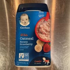 Gerber オートミール☆バナナ、ストロベリーのサムネイル