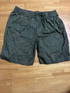 メンズ ショートパンツ カーキ ウエストゴムのサムネイル