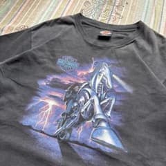 90s USA製 ハーレーダビッドソン サンダー ペガサス Tシャツのサムネイル