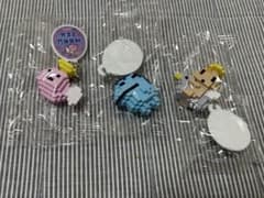 たまごっち　ドットフィギュアチャーム　くりてん　まるてん　ぎんじろっちのサムネイル