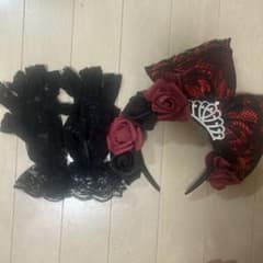 jk体育祭 盛り髪 赤色のサムネイル