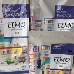 ELMO キャットフード インドア 成猫用 2kg 400gセット - メルカリ
