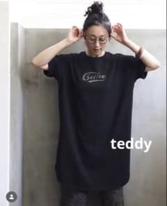 ハグオーワー＊クロスアンドクロス＊妄想カフェTシャツロング丈＊美品