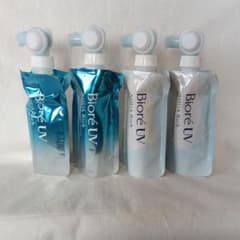 Biore UV 아쿠아리치 선크림 우유 4 개 세트