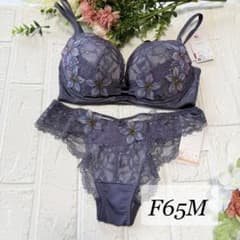 りんごさん☆ PARFAGE パルファージュ☆F65 新品　上下セット 新品】wacoal パルファージュ 36 リボンブラ ソングセットF65MKO