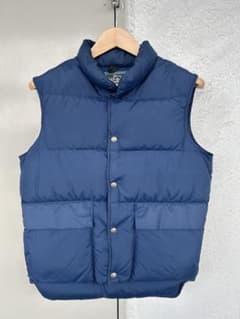 80s Woolrich ダウンベスト 青タグ USA製 ネイビー - メルカリ