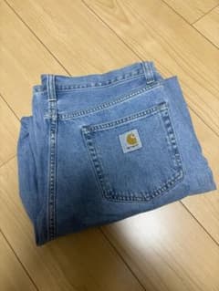 Carhartt カーハート デニムパンツ ワイド バギー ブルー WIDEのサムネイル