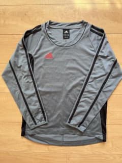 adidas キッズ 長袖カットソー グレー 150