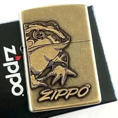 ZIPPO カエル フロッグ クラシックメタル ブラス ユーズド仕上げ