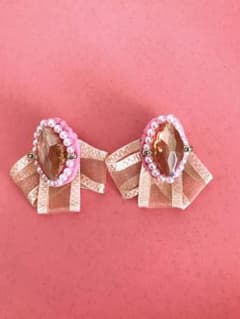 ピアス、ハンドメイド、ビーズ刺繍のサムネイル