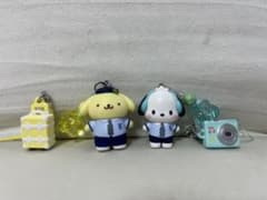 ポムポムプリン ポチャッコ ミニフィギュア ストラップ 2種セットのサムネイル