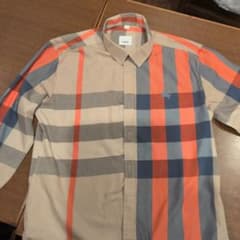 BURBERRY 長袖シャツ チェック柄 ベージュ XLのサムネイル