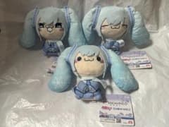 新品3種初音ミク もちぴこぬいぐるみー雪ミク スカイタウン10th ver.ー①