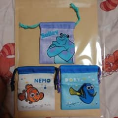 ディズニー ピクサー 巾着 3枚セット