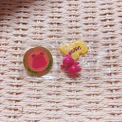 たべっ子どうぶつ かば ピンバッジ フィギュア セット