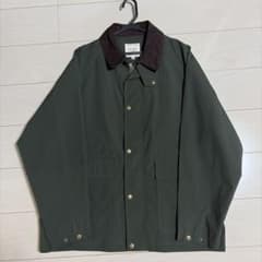 た*ら様 NATURAL STORY コーデュロイ襟 ナイロンジャケット カーキのサムネイル