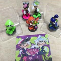 美品 スプラトゥーン amiibo 5体 + セブン予約特典のサムネイル