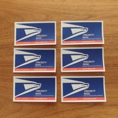 USPS アメリカ郵政公社 ステッカー シール 6枚セット - メルカリ