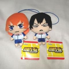 弱虫ペダル 新開隼人 荒北靖友 ぷちマスコット ぬいぐるみ 箱根学園