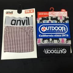 OUTDOOR  anvil ボクサーパンツM 2つセットでのサムネイル