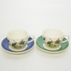WEDGWOOD SARAH'S GARDEN 컵 & 접시 2객