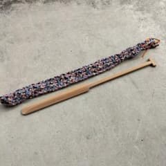 踊り用 木櫂 櫂（かい）専用和柄袋付き 日本舞踊 舞台用小道具 民謡 