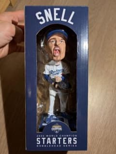 Blake Snell .ボブルヘッドフィギュア .ドジャーズ Blake Snell ボブルヘッド 2025年ワールドチャンピオン - メルカリ