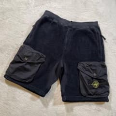 ストーンアイランド　ハーフパンツ　ショートパンツ　黒　M 751560334 ストーンアイランド ハーフパンツ ショートパンツ 黒 M 751560334
