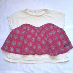 BREEZE キッズ 短丈Tシャツ 120cm ペイズリー柄のサムネイル