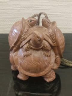 現代根付師 日昇作 亀の印籠 天然木柘植材 現代根付師 日昇作 亀の印籠 天然木柘植材 - メルカリ