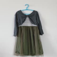 【値下げ】WILL MERY 重ね着風ワンピース 100センチのサムネイル