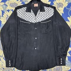40s 50s Western by Fleetline Open Collar Shirt