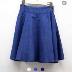 レトロガール デニムスカートのサムネイル