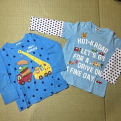 ホットビスケッツのロンT 2枚組　110cmのサムネイル