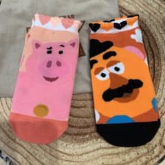 靴下　ソックス　トイストーリー　巾着付　ミスター・ポテトヘッド　ハム　ピクサー